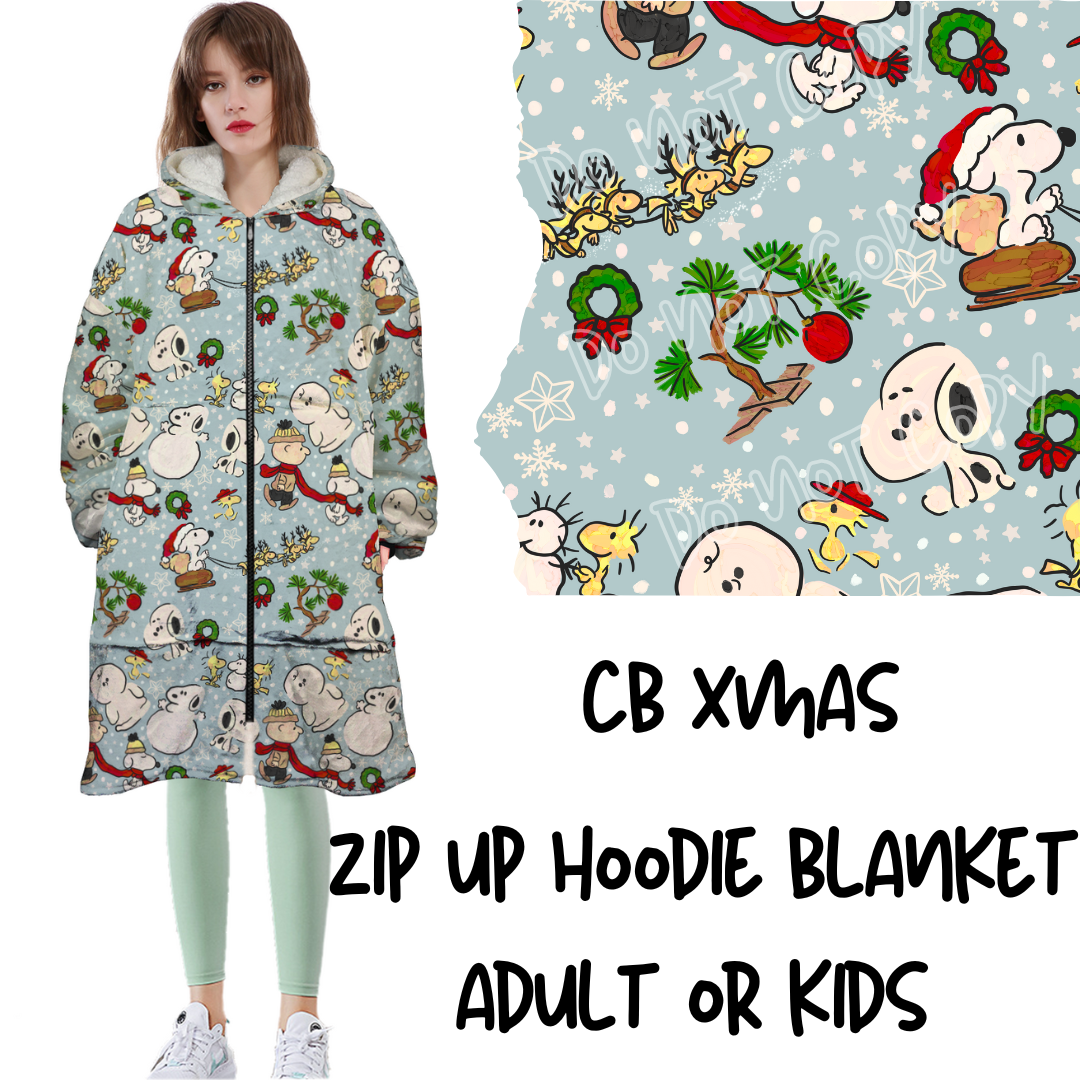 CB XMAS - ZIP UP HOODIE BLANKET 2 PREORDER CLOSING 9/13 ETA MID-END NOVEMBER