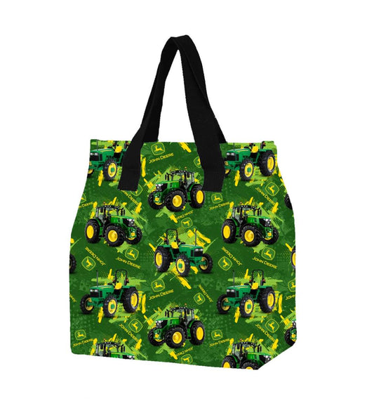 Green Tractor Lunch Bag