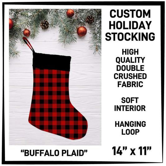 Buffalo Plaid Holiday Stocking